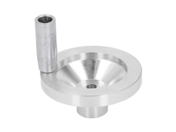 Mini Torno Em Liga De Alumínio Com Pega E Manípulo Da Laxiscreed, Ideal Para Diversos Tamanhos De Tornos Cnc