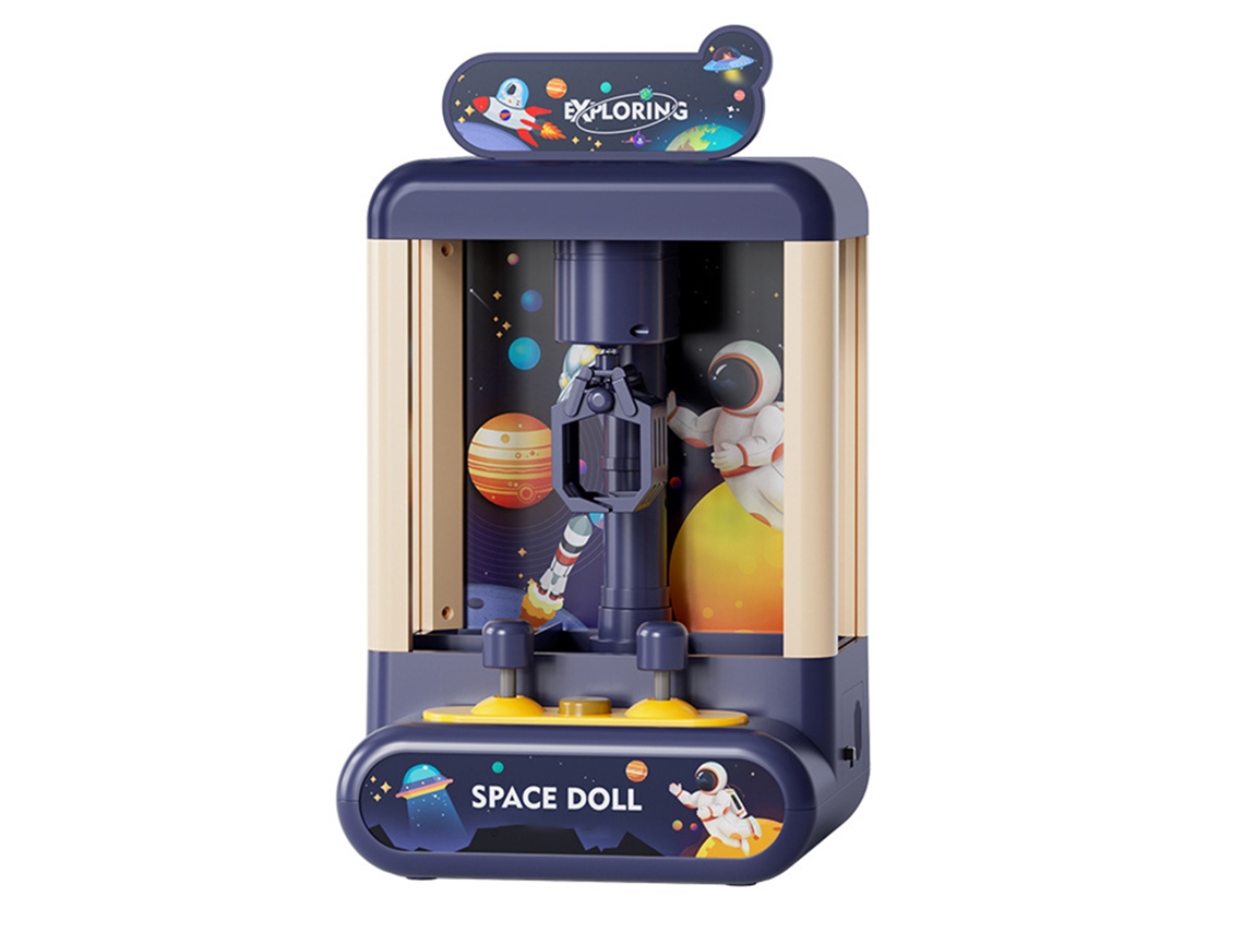 Mini Máquina de Garra ATS para Crianças Miniatsura com Bolas e Bonecas para Colar