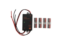 Controlador De Painel Solar Pwm Ip67 Impermeável 5a 6v 12v Ajuste Automático 24h