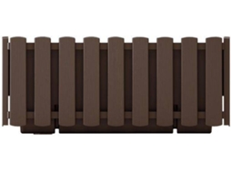 Floreira PROSPERPLAST Boardee Fencycase (Castanho - 38 x 18 x 16.2 cm)