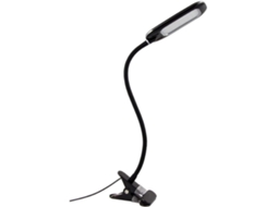 Luminária De Leitura Led Com Clipe Para Proteção Ocular, Alimentada