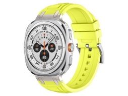 Pulseira De Silicone Com Tripla Camada De Proteção Para Samsung Galaxy Watch Ultra / Ultra 2025