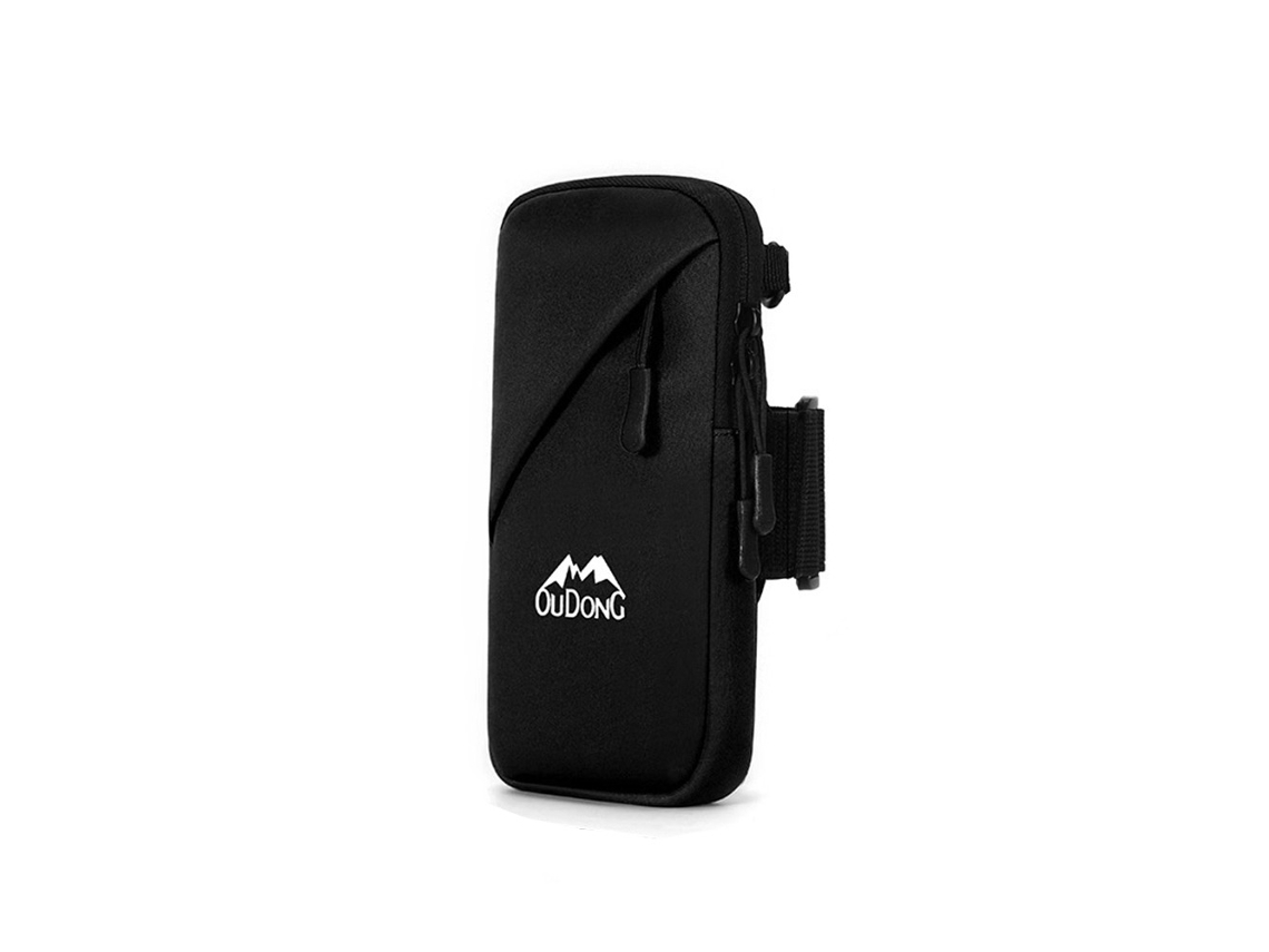 Braçadeira Para Celular Para Corrida - Bolsa Esportiva Respirável E Leve Para Celulares De 7 Polegadas, Preta.