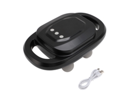 Massager Elétrico Profundo 6 Cabeças 20 Níveis Preto