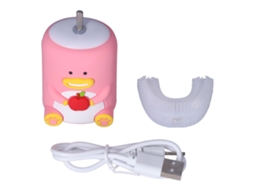 Escova Elétrica Infantil Rosa Automática Silicone Worten