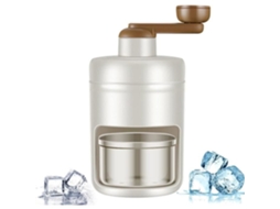 Triturador de Gelo Manual Portátil Máquina de Gelo Raspado Máquina de Raspadinha Mini Máquina de Fazer Blocos de Gelo com Ba P1019 TRAHOO