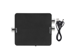 Aetheria decodificador de Áudio Digital para Analógico com Entrada Óptica/coaxial e Saída Rca/l/r 3.5mm