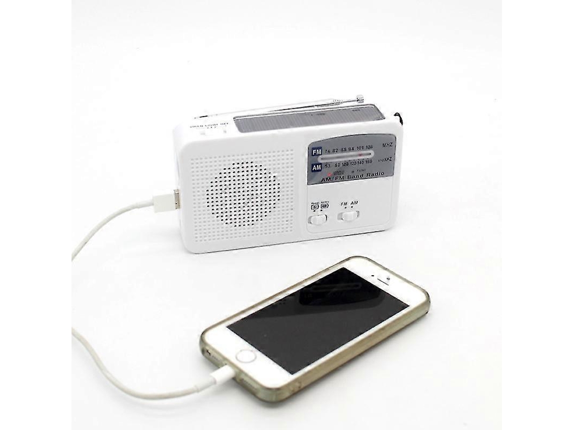Rádio De Emergência Portátil, Alimentado Por Energia Solar, Sem Necessidade De Carregamento Olysi Shop