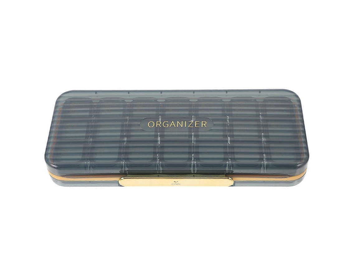 Organizador De Medicamentos Viagem Leve, Ideal Para Uso Diário E Guardar Pequenos Objetos. Dimensões: 23 X 9