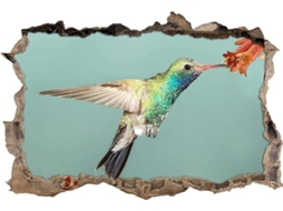 Adesivos Muraux Adesivo Colibri Colorido Adesivo Mural Para Salao De Beleza Quarto Cozinha Escritório Adulto Criança 62x92cm
