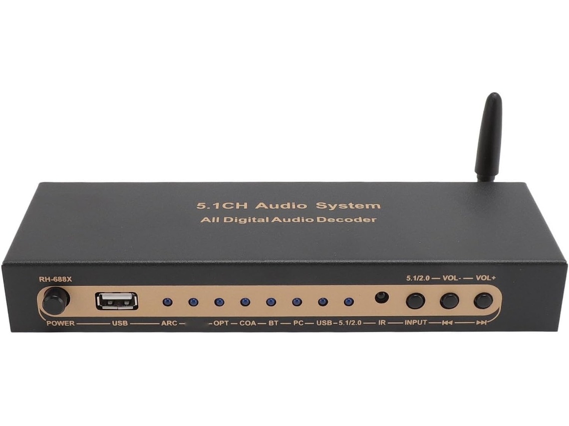 Sistema De Decodificação De Áudio, Conversor 4k Para Óptico, Reprodução Usb