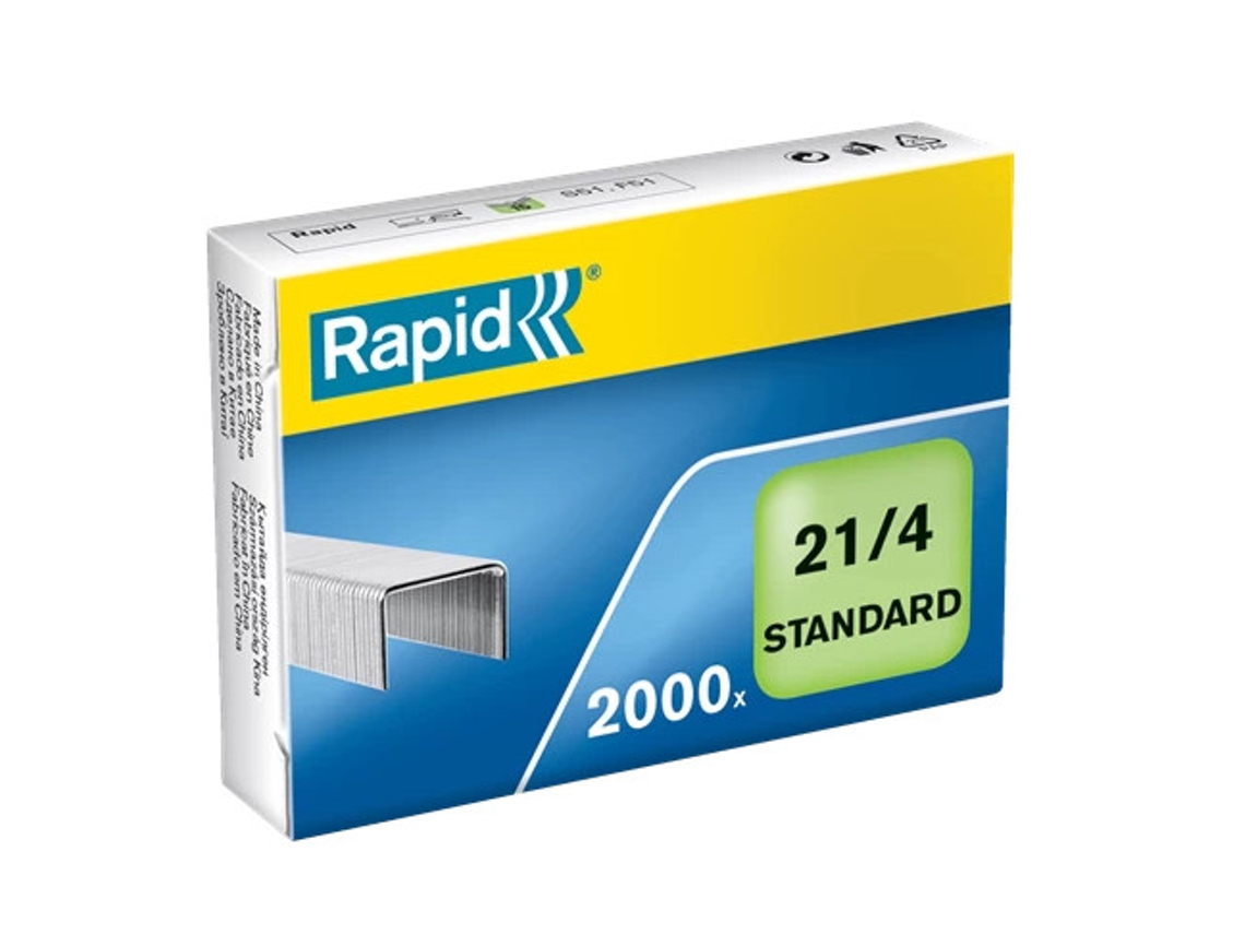 Pacote de grampos RAPID 21/4 com 2.000 grampos