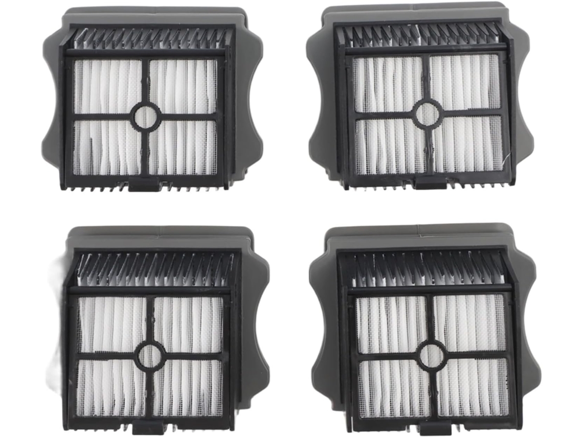 Kit Com 4 Filtros De Reposição Laváveis Para Aspirador Pó E Água