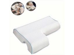 Travesseiro de Abraço Arqueado com Espuma Viscoelástica de Recuperação Lenta para Casais, Travesseiro de Mão Anti, Pressão AQUAFORGE