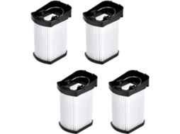 Kit Com 4 Filtros De Reposição Para Aspirador Pó Portátil Sem Fio
