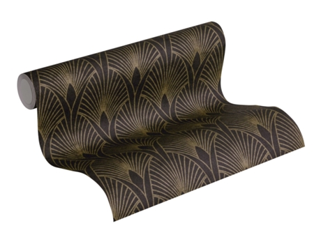 Papel de Parede LIVINGWALLS (53 cm x 10,05 m - Tecido - Multicor)