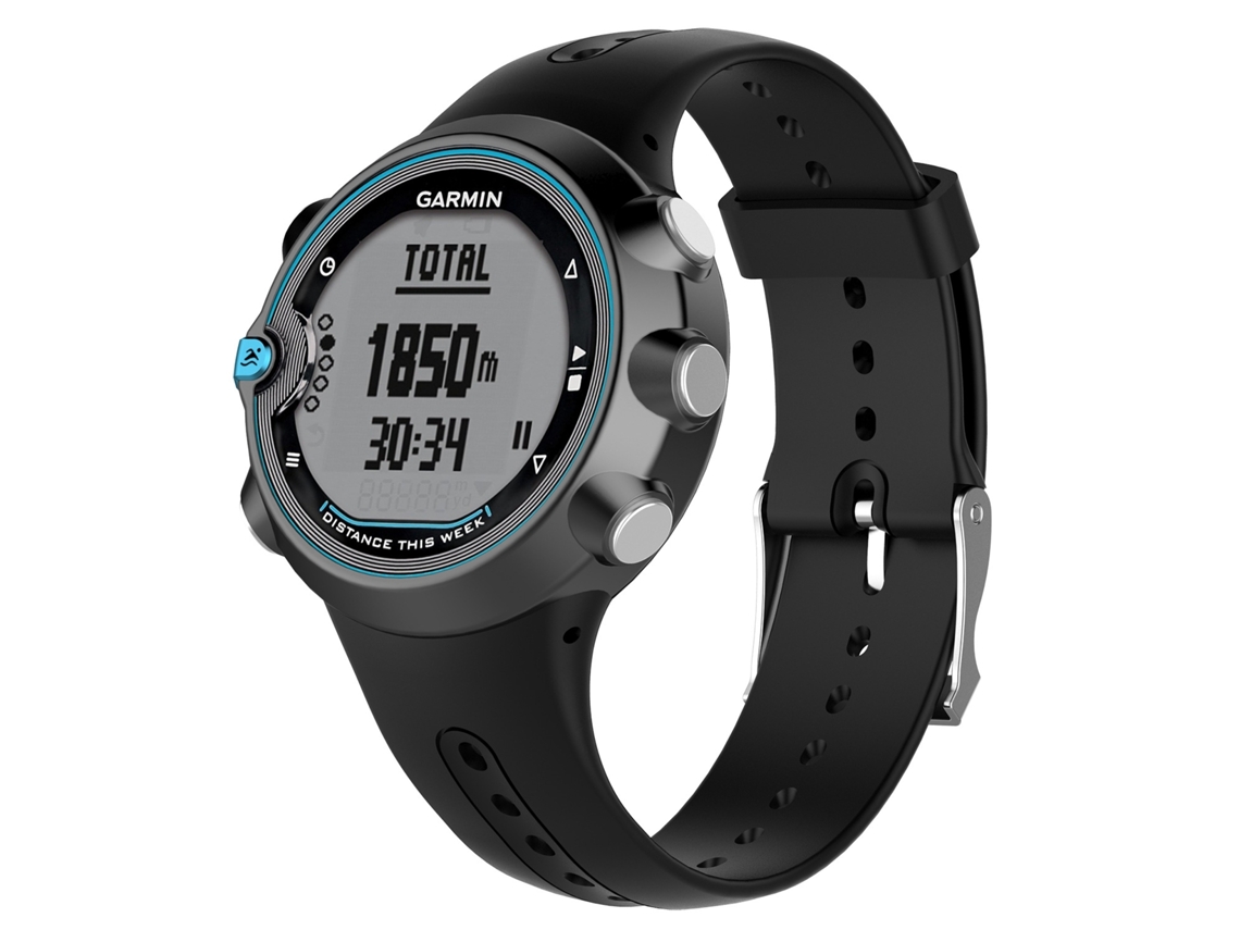 Bracelete de Smartwatch para Garmin Swim Watch pulseira de substituição de pulseira (preta)