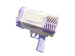 Walshlxq máquina de Bolhas Portátil para Crianças com Bateria de Lítio, 69 Buracos, Soplador de Bolhas Roxo, Brinquedo para Crianças