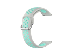 Bracelete para Samsung Galaxy Watch 4 Silicone Duas Cores Grey Mint Green XIAOMOYU (44mm)