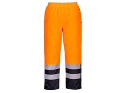 Calças De Inverno De Alta Visibilidade - Proteção E Conforto Azul Marinho E Laranja / Xxl