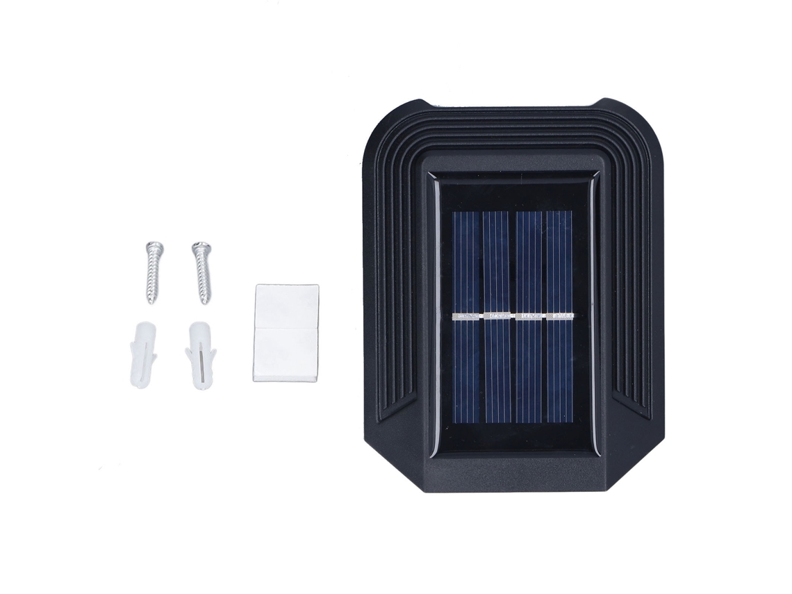 Luminária Solar de Parede Externa com 6 Leds CHABERLU