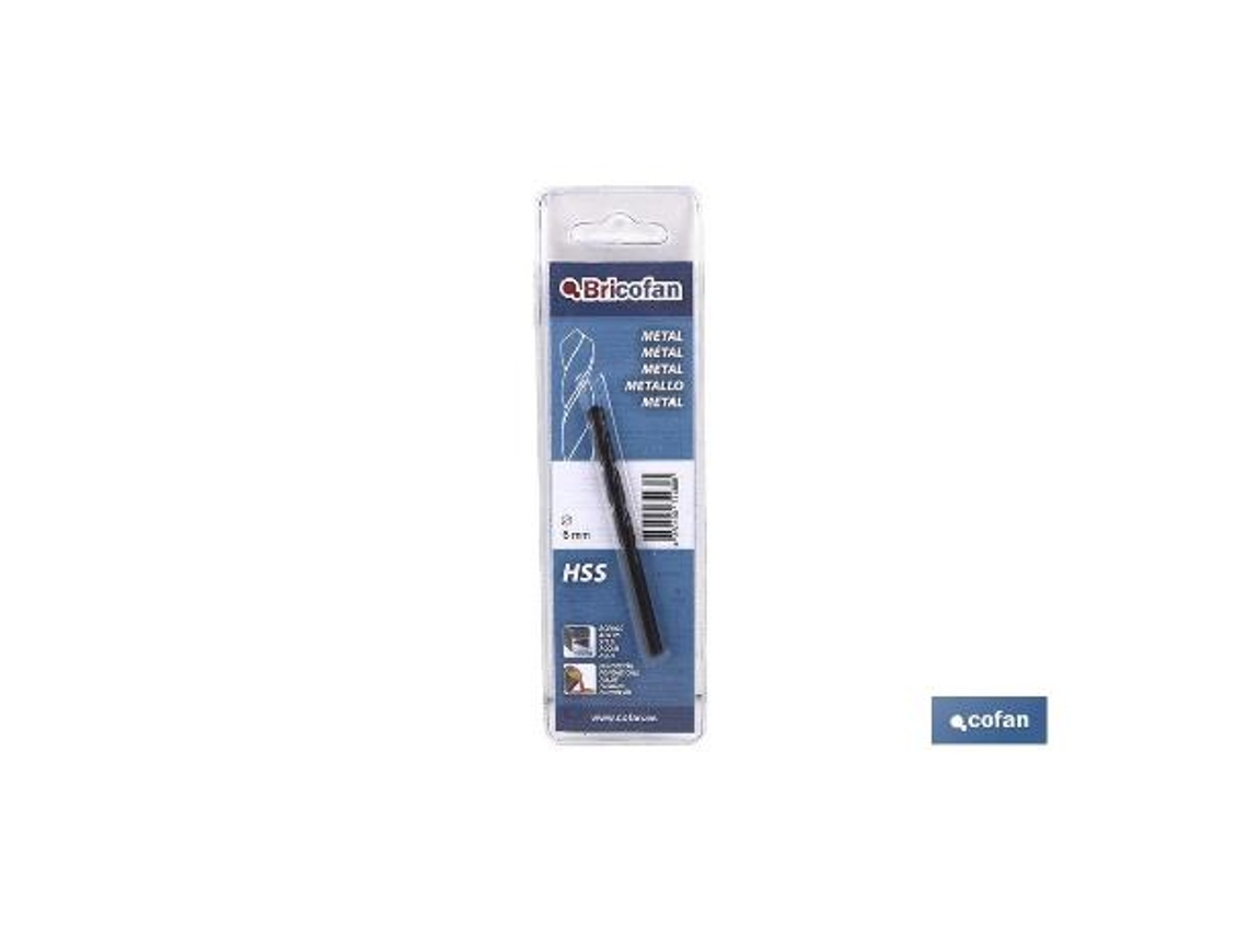 Bl 1 uds hss din338n bricofan 7,5 mm