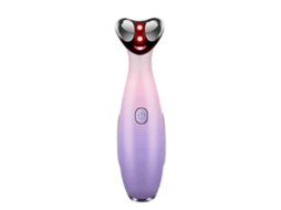 Aparelho De Massagem Facial Elétrico Para Olhos, Com Vibração E Aquecimento, Recarregável Via Usb, Para Olheiras, Bolsas E Inchaço - Rosa E Roxo