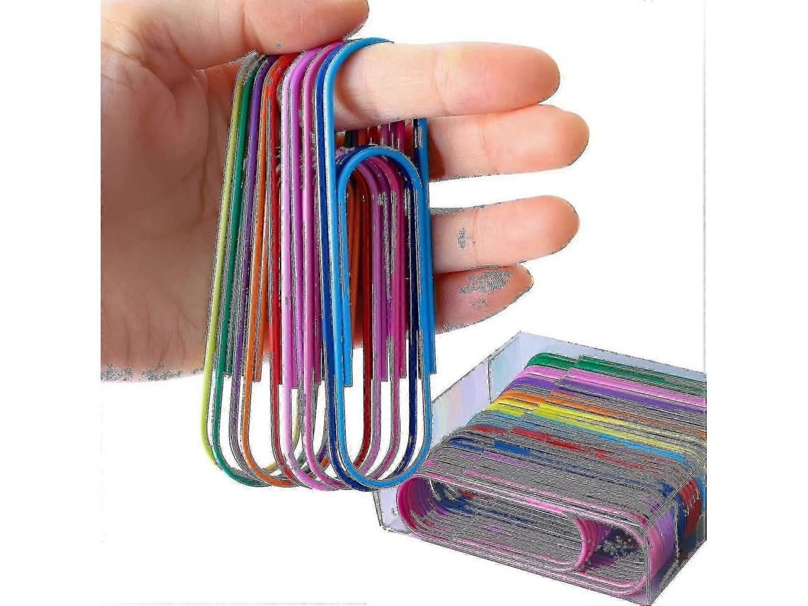 50 Clipes De Papel Grandes, 4 Polegadas, Porta-clipes - Jv