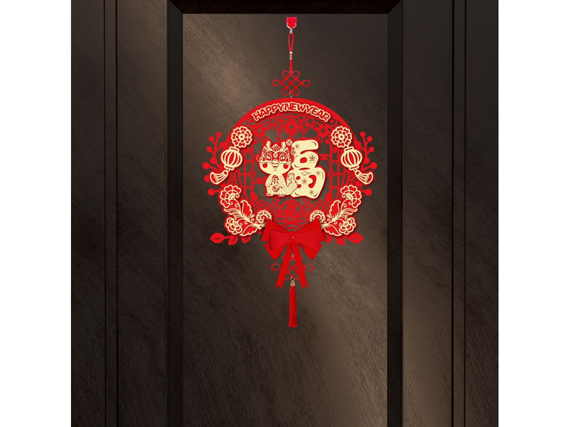Decais De Porta Laxiscreed Tema Dragão Para Decoração Festiva 3d De Entrada E Janela