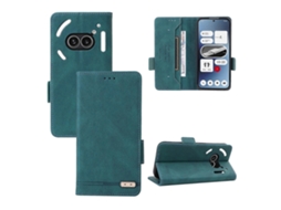 Capa De Couro Com Fecho Magnético Para Celular Nothing Phone 2a