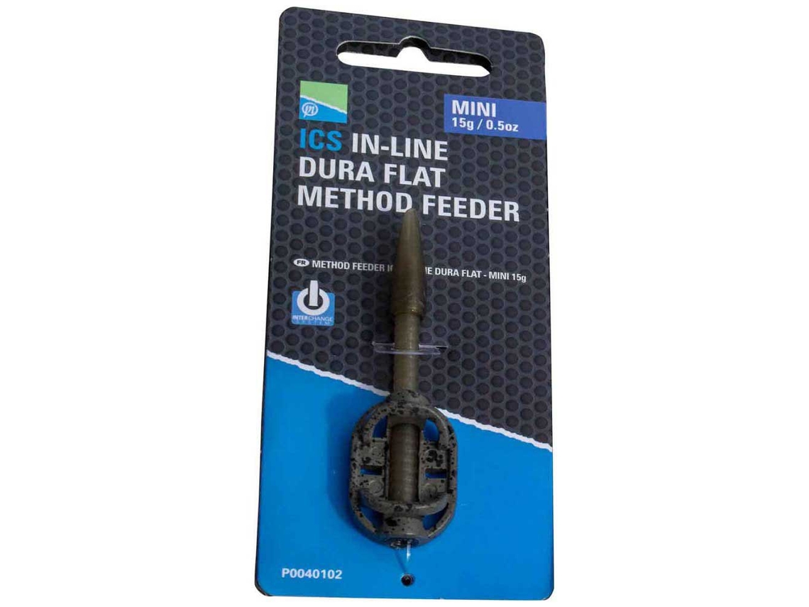 Cevador Ics Inline Dura Flat Method Mini Prateado 20 Gpreston Innovations