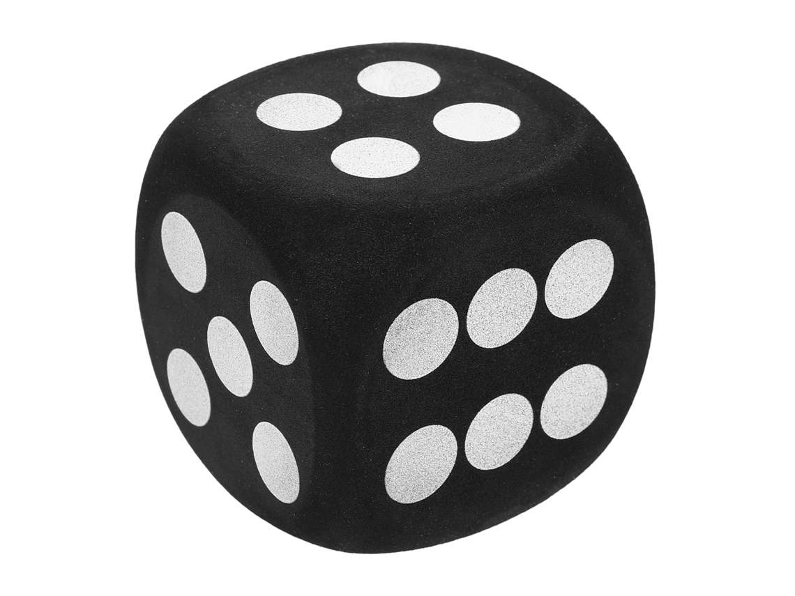 Dados grandes de EVA para jogos de dados, acessórios portáteis para festas, brinquedos para festas