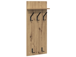 Conjunto 1 Armazenamento Montado Na Parede Vidaxl Castanho Derivados De Madeira (40 X 10 X 90 Cm)