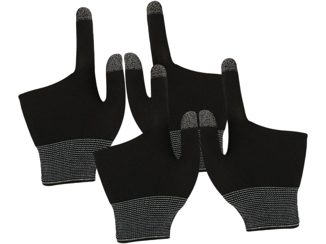 Zerodeko 2 Pares De Luvas Para Jogos Com Tela Sensível Ao Toque Em Grafeno, Mangas Confortáveis E Resistentes Ao Suor