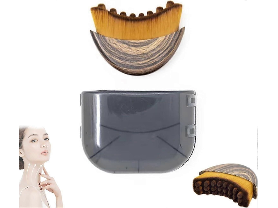 Escova Facial de Drenagem Linfática para Inchaço e Definição do Contorno Massageador Queixo Co Ntorno Rosto GOKOCO