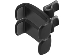 Suporte Para Celular Veicular Com Rotação De 360° (2 Unidades) Em Plástico Preto.