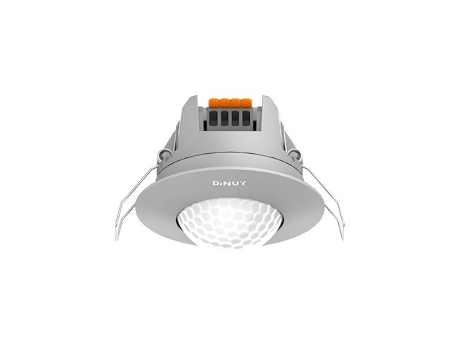 Detector Bluetooth Embutido 360º Para Teto Ip40 Ø8x6,3x6,3cm Cor Prata Dinuy (3000w 2000lm 230v)