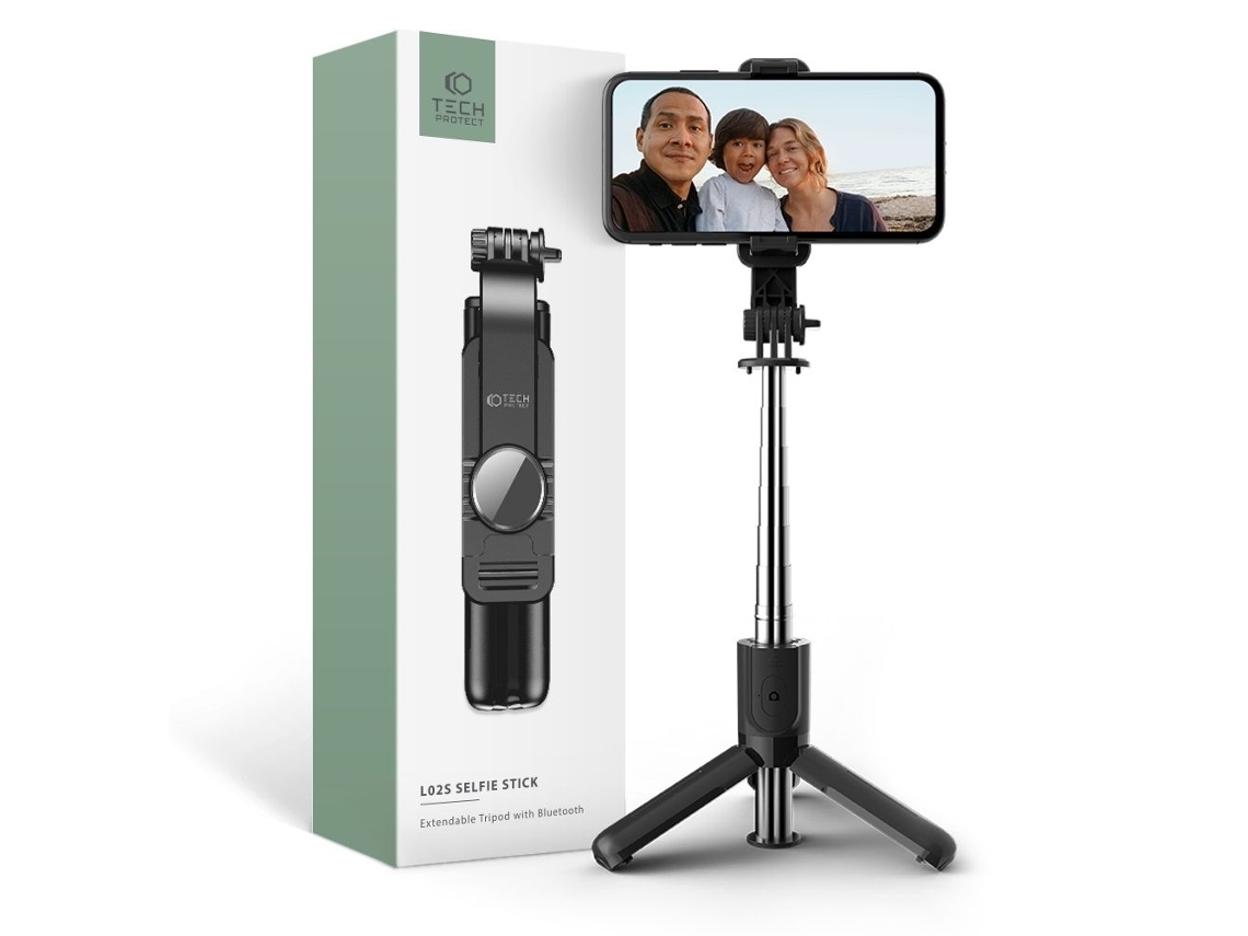 Bastão De Selfie Sem Fio Tech-protect Tripod, Preto