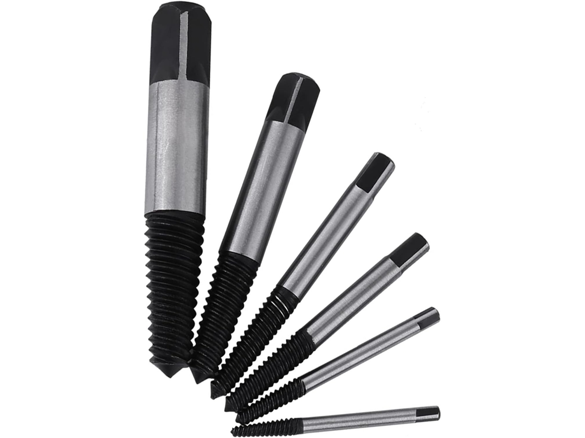 Conjunto De Extratores Parafusos Danificados Ftvogue, Kit Ferramentas Para Remoção Fixadores Aço,
