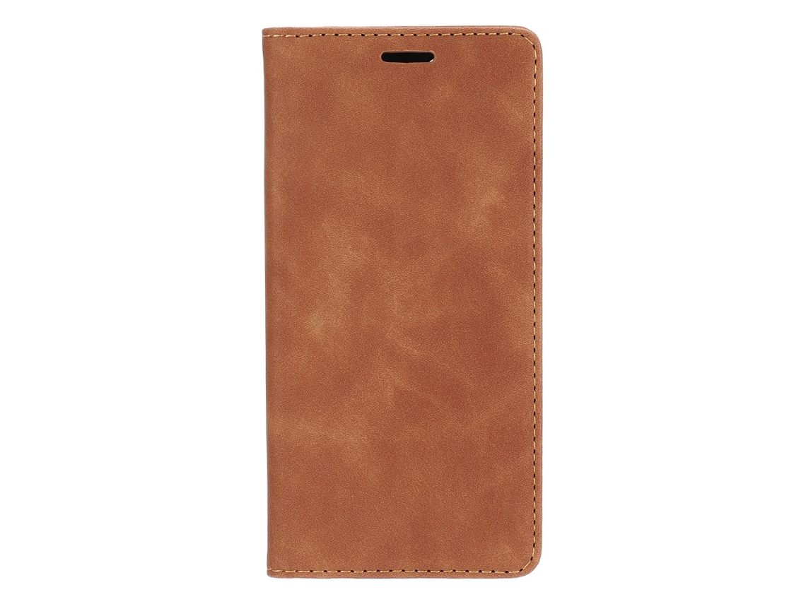 Capa de Couro para Telefone Nova para Huawei P30 Marrom EOOCOO (capa de Couro de Negócio com Fecho)