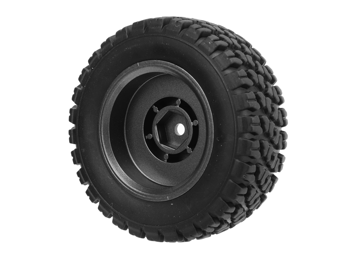2 Pneus De Carro Rc 82mm Largura 31mm Adaptador Hex 12mm Peça De Reposição Para Carro Scy 16103 1/16 Off Road
