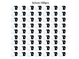 Elétrodos Adesivos EIFSON 100pcs 5x5cm 2mm para Ems (branco)