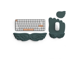 Lurelia Tapete De Rato Cor Verde / Vermelho Para Pc, Laptop, Ipad/ios