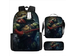 Conjunto de Três Peças Da Mochila KOHREE Teenage Mutant Ninja Turtles