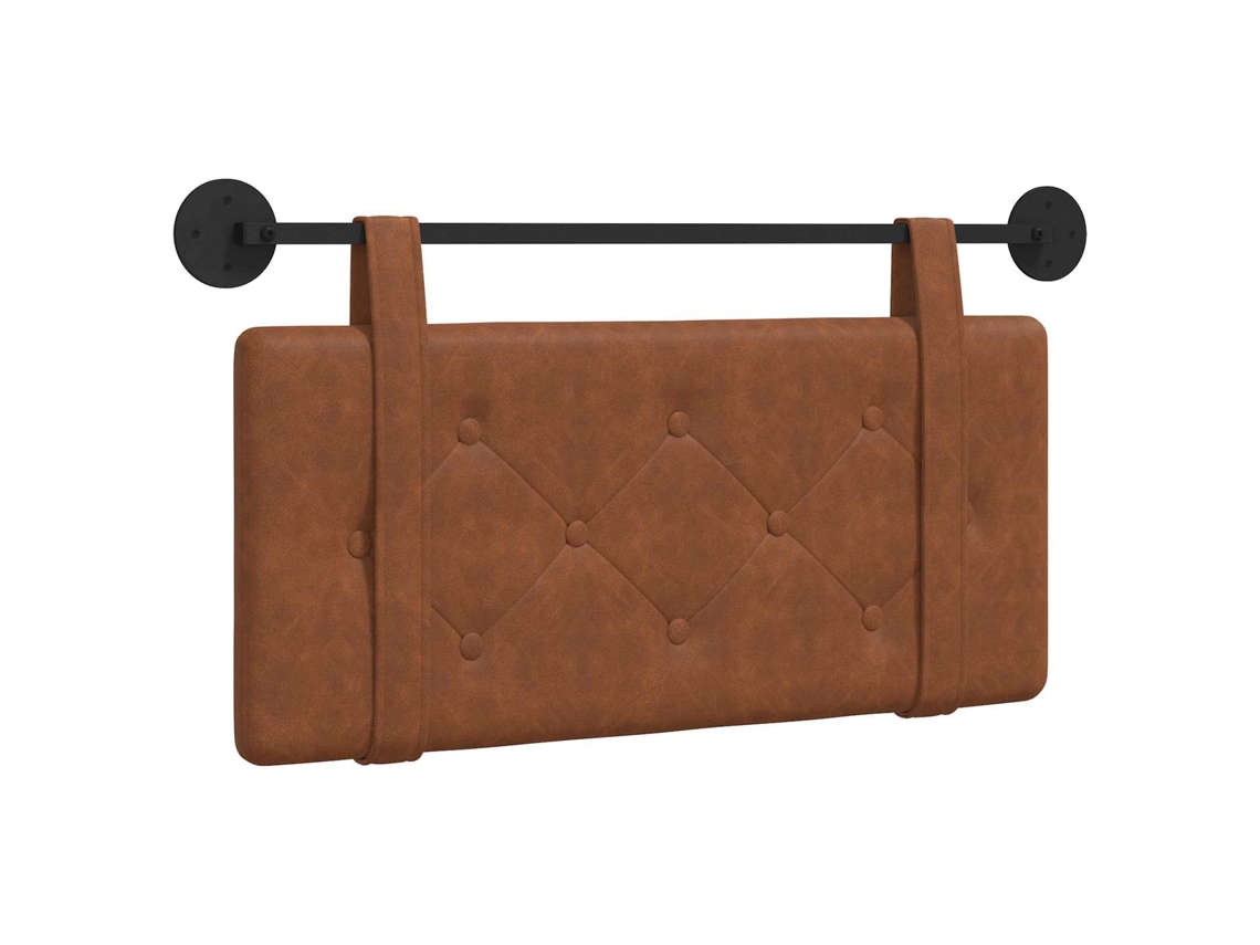 Conjunto 1 Cabeceira Vidaxl Castanho Couro Sintético (100 X 55 X 5 Cm)