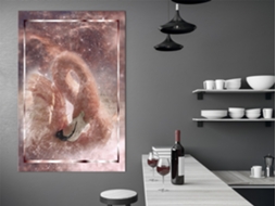 Quadro ARTGEIST Space Flamingo (1 Part) Vertical (20x30)
