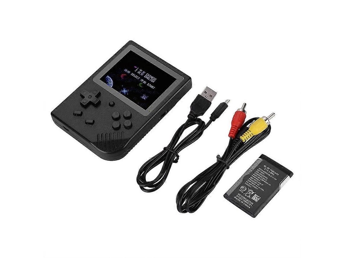Console De Jogos Portátil Retrô Clássico Bolso 3,5 Polegadas, Preto.