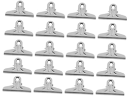 Clipes Totority em aço inoxidável para pastas de desenho, 7,5 cm, pacote com 20 unidades, clipes para fotos e documentos.