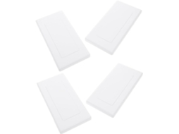 Conjunto De 4 Peças De Placas De Cobertura Plásticas Para Tomadas Elétricas