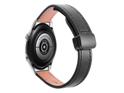 Pulseira De Relógio Em Couro De Microfibra Com Fecho Magnético Fino De 22 Mm